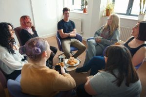 This is an image of Carers Leeds staff at a Carers Leeds group.
