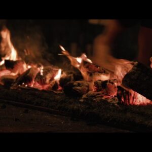 a picture of hot coals on fire