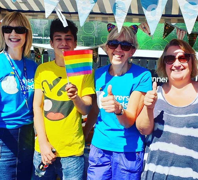 It’s a big thumbs up from the Carers Leeds gang at – here to support🌈 carers across Leeds.
