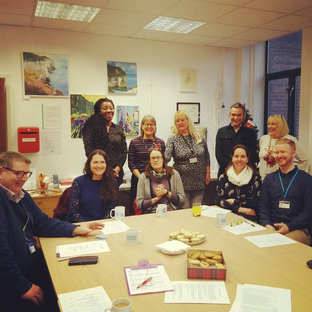 All smiles for the start of our carers champion meeting with Leeds adult social care