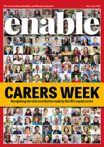 Enable Magazine Carers Week Cover